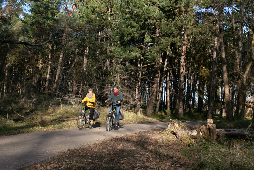 Fietsen en wandelen