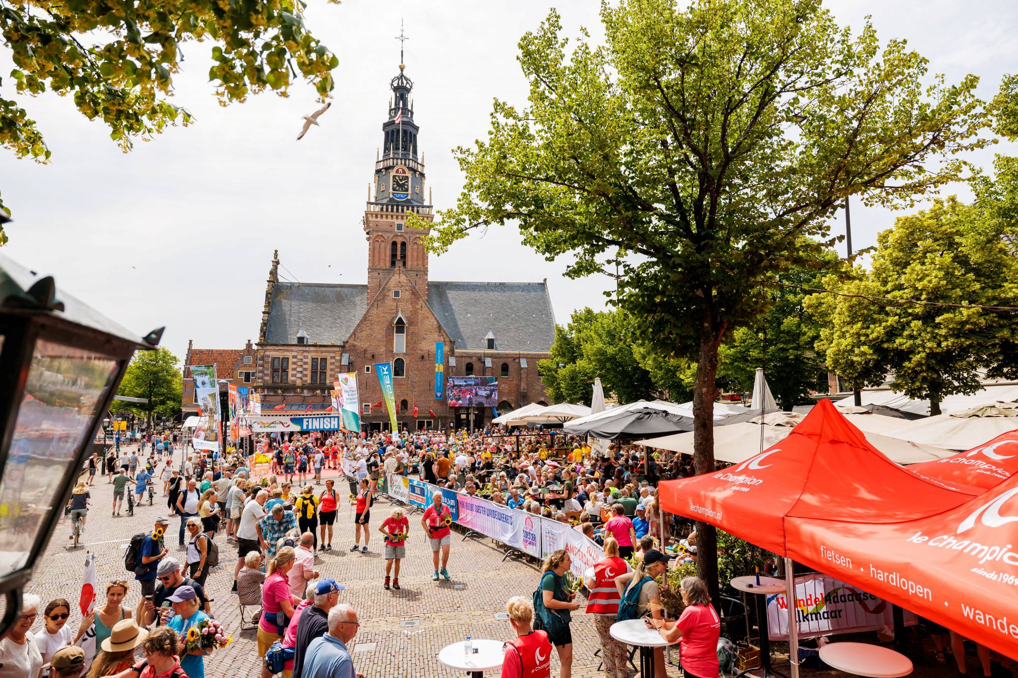 De 4 van Alkmaar finish op het Waagplein